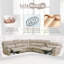  Canapé modulaire inclinable électrique Stonebrook Champagne