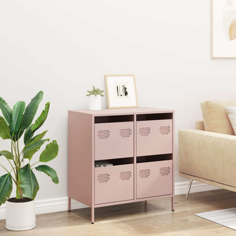 Sherlon Storage Cabinet, Pink