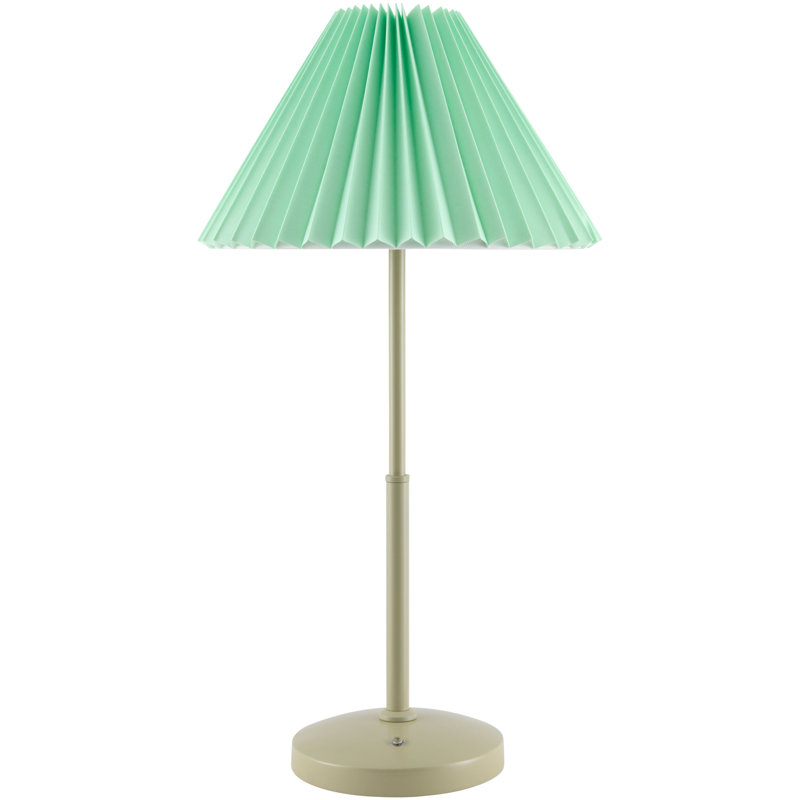 Saunton Table Lamp, Crème, crème, Vert