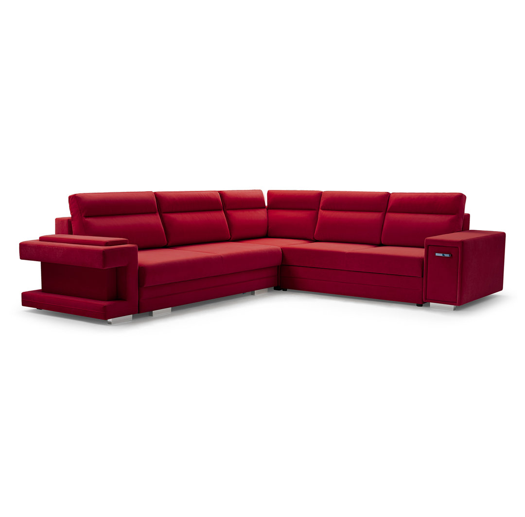 Ecksofa Alishia mit Bettfunktion