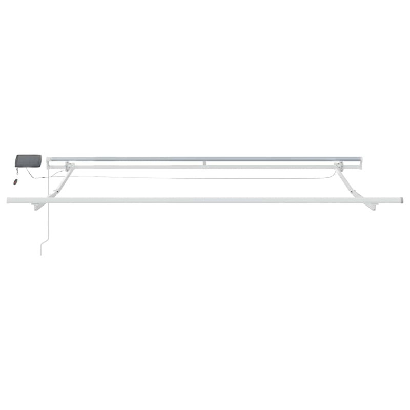 Brayden Studio Retractable Door / Window Awning, 300 cm W x 250 cm D, White