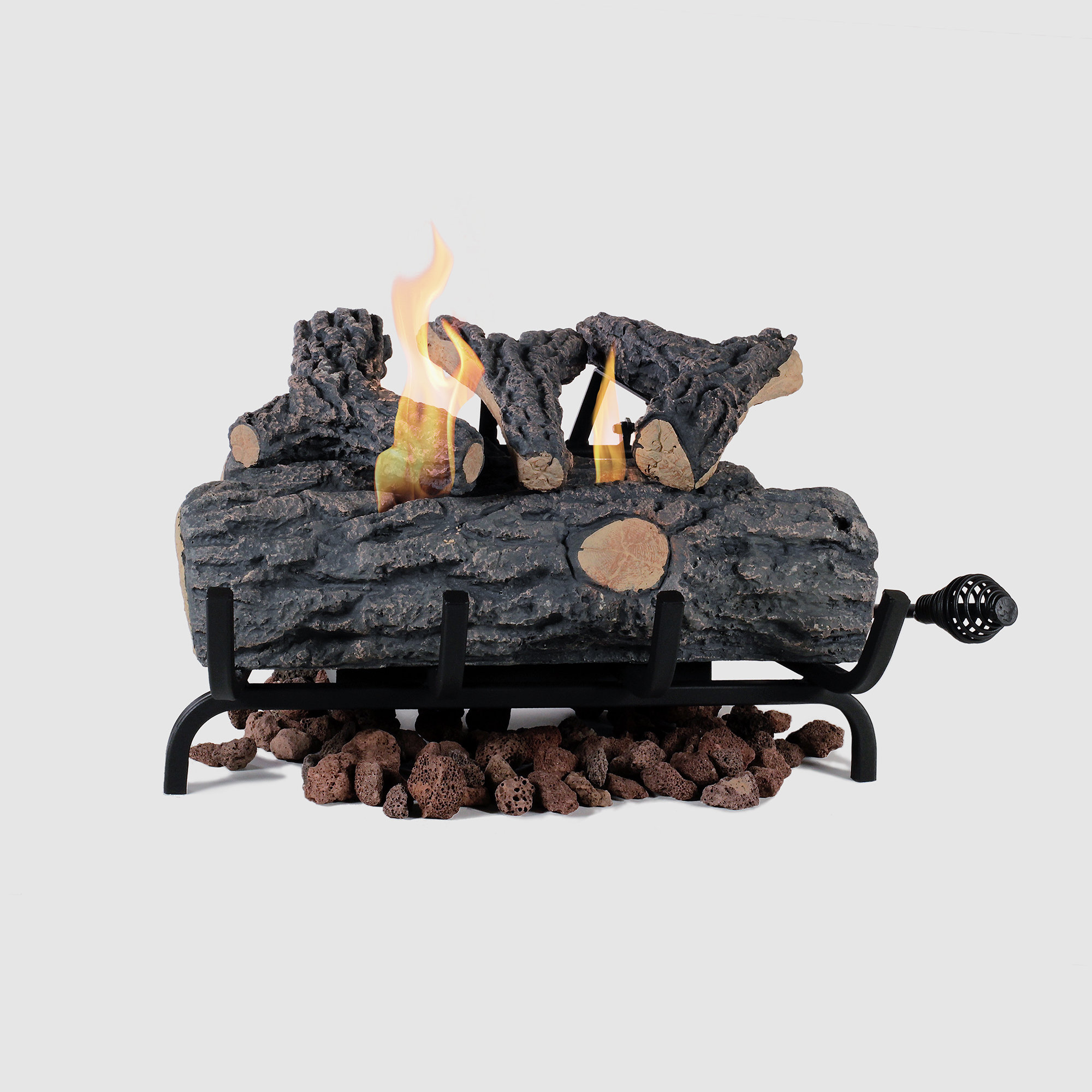 Loon Peak® Ventless Gel Fuel Fire Log Insert Wayfair