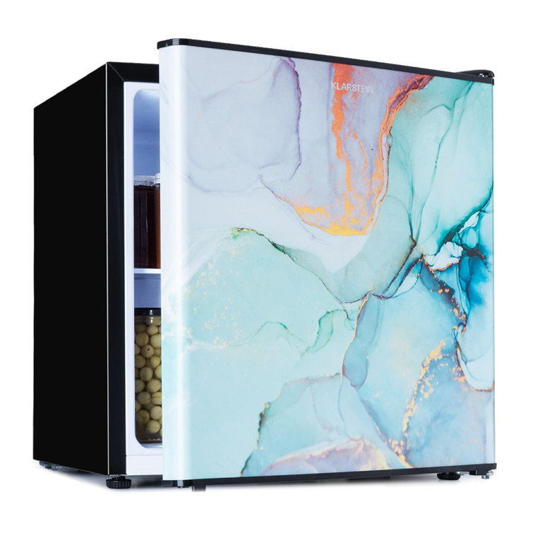 Klarstein Coolart 45L Mini-Kühlschrank EEK F Gefrierfach 1,5L Designtür