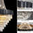 Light Dimmable Tiered Chandelier With Crystal Light-785109650