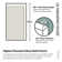 Solaris 34 in. x 58.25 in. Frameless Clear Fixed Radius Single Fixed Bath Panel
