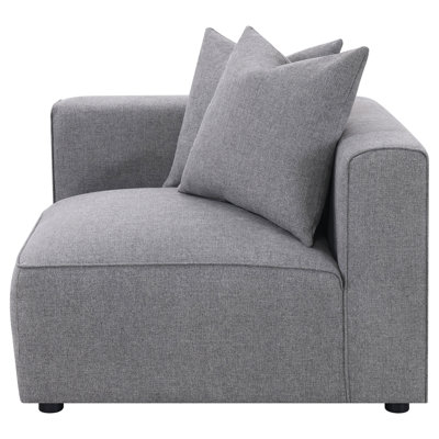 Parkton Upholstered Corner Chair Grey
