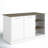 Ginger Kitchen Island, Three Open Shelves, Two Cabinets Doors With Interior Storage Option, Floorstanding Island, Kitchen Organizer And Decor-524596558