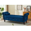 Banc de rangement en velours Larain-1869841135