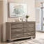 Commode 6 tiroirs en taupe délavé-767243736