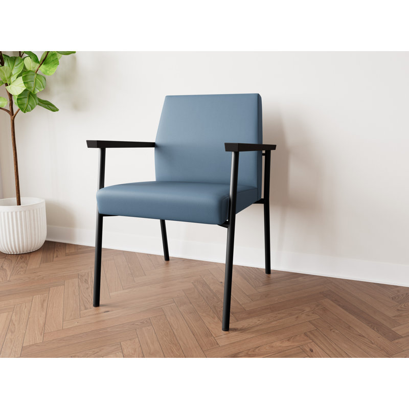 Lesro Chaise d'invité Mystic, Plot Line acier, Noir