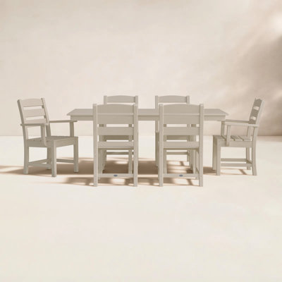 POLYWOOD® Lakeside 72" Patio Dining Set