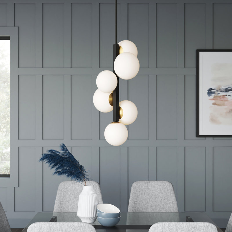 Lustre de style moderne 12 pouces Shubert Alley Sputnik