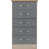 Grey Gloss/Light Oak Effect Veneer