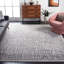 Tapis géométrique ivoire / argent Bethlyn-33394285