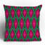Wagner Campelo Ikat Leaves Throw Pillow-7494152
