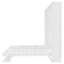 Lits simples escamotables doubles avec armoires et tablettes, finition blanche, conception peu encombrante, lits muraux modernes-1038517717