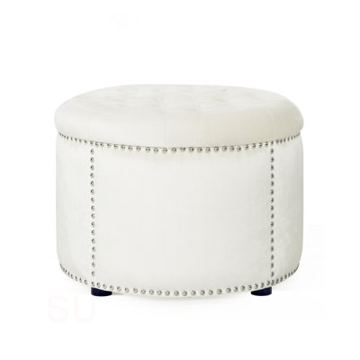 Helotes Tufted Round Cocktail Ottoman