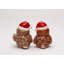 Hiboux de Noël sel et poivre