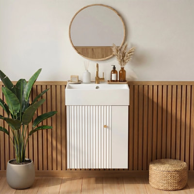 Torkelson 21.6 Single Bathroom Vanity with Ceramic Top
