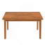 Table de salle à manger de style moderne Mid-Century de 47 pouces, coin-repas compact pour la maison, la cuisine, l’appartement, les pieds en bois d’hévéa