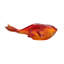 Figurine de poisson en résine transparente