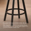 Tabouret de comptoir pivotant 26 po Sunnydale Camden-1370041544