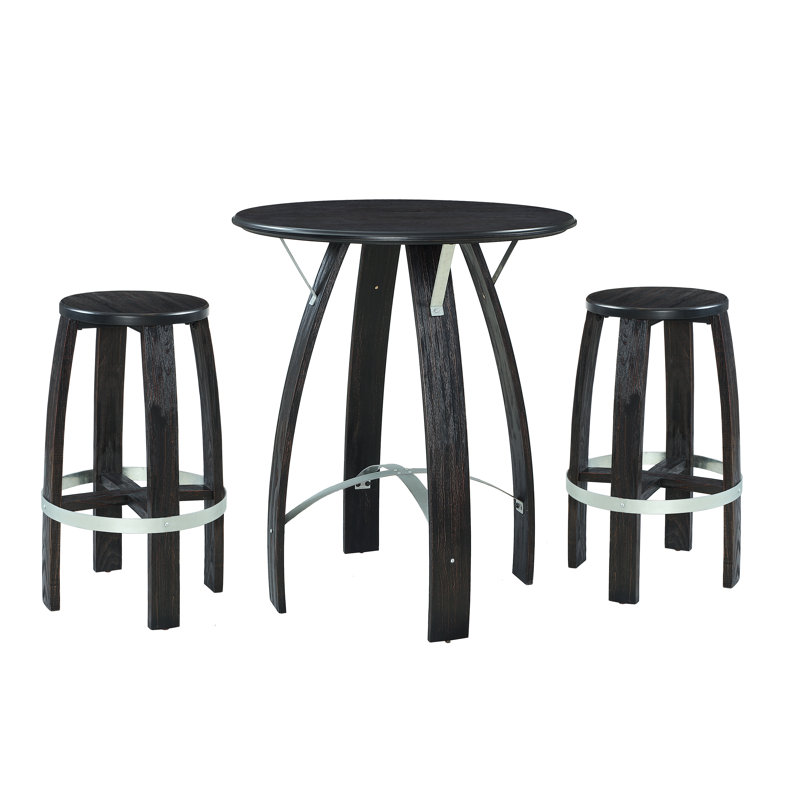 Ensemble de table bistro 3 pièces Rasen