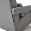 Chaise d'appoint moderne rembourrée, tissu en lin confortable avec coussin, lin