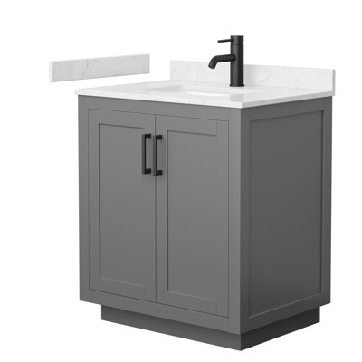 Miranda 30" Freestanding Single Bathroom Vanity with Cultured Marble Top