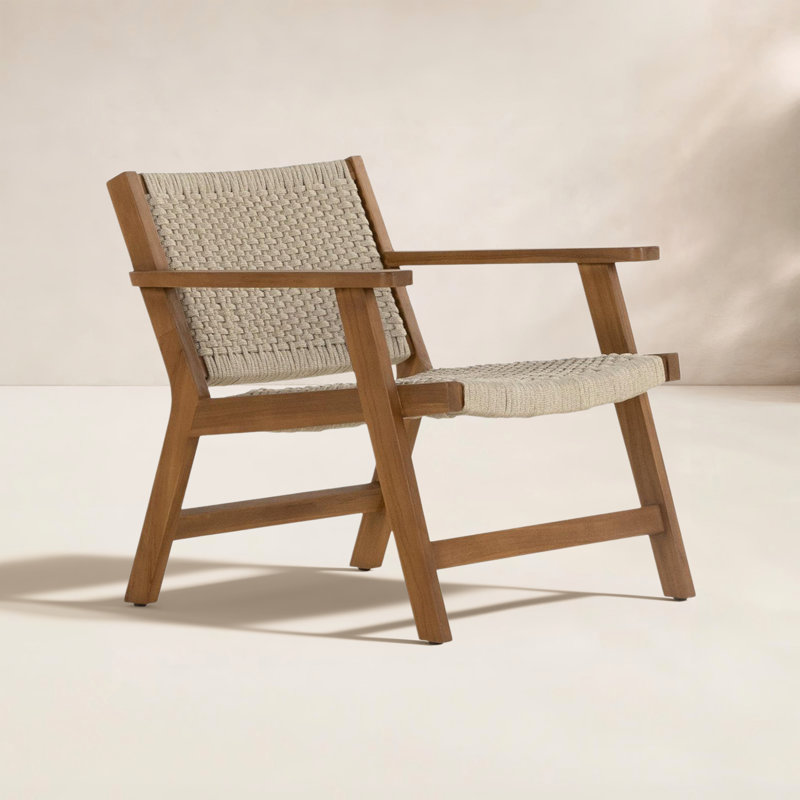 Alaire Teak Outdoor Lounge Chair