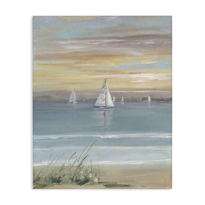 Voilier côtier au crépuscule, conception de Sally Swatland