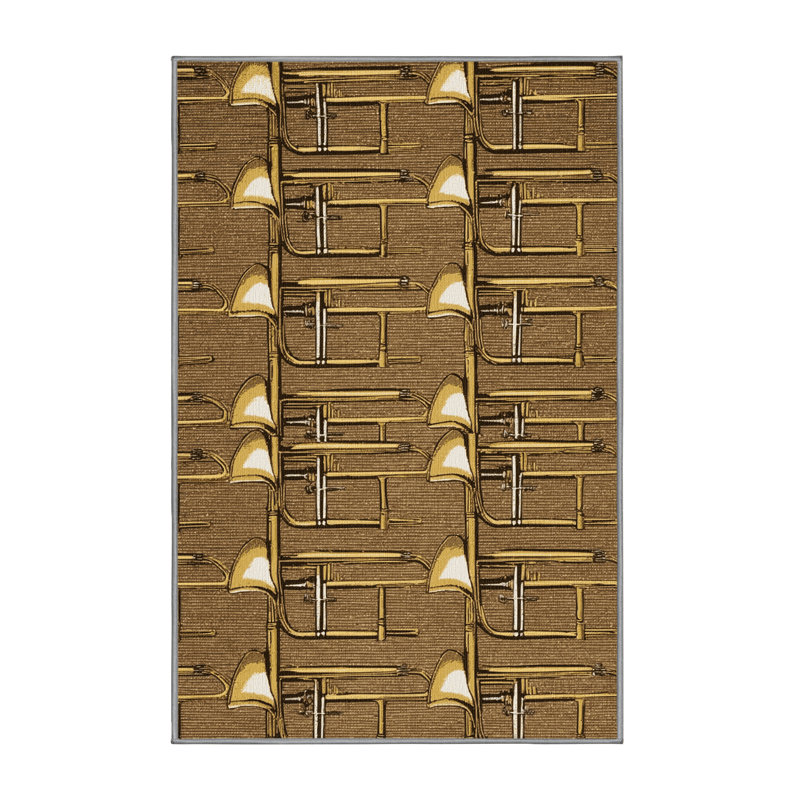  Tapis lavable trombone, Rectangulaire 2 pi x 3 pi