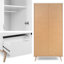 Oswaldo 2 Door Wood Wardrobe