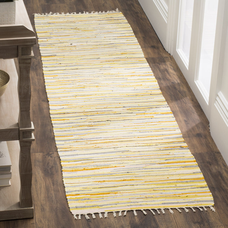 Burkett Rug Hand Woven Cotton Abstract Rug