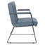 Fauteuil capitonné de 23,75 po Marrone-724379785