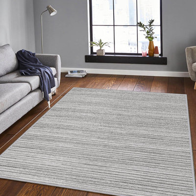 Luxurious Woven Area Rug, 5.9 x 9.2 ft, 100% Polyester, Antibacterial | Non-Slip PVC Felt Dot Underside, 0.3 in Pile Height | Machine Washable, 3D Digital Print, Perfect for Living Room & Bedroom Décor
