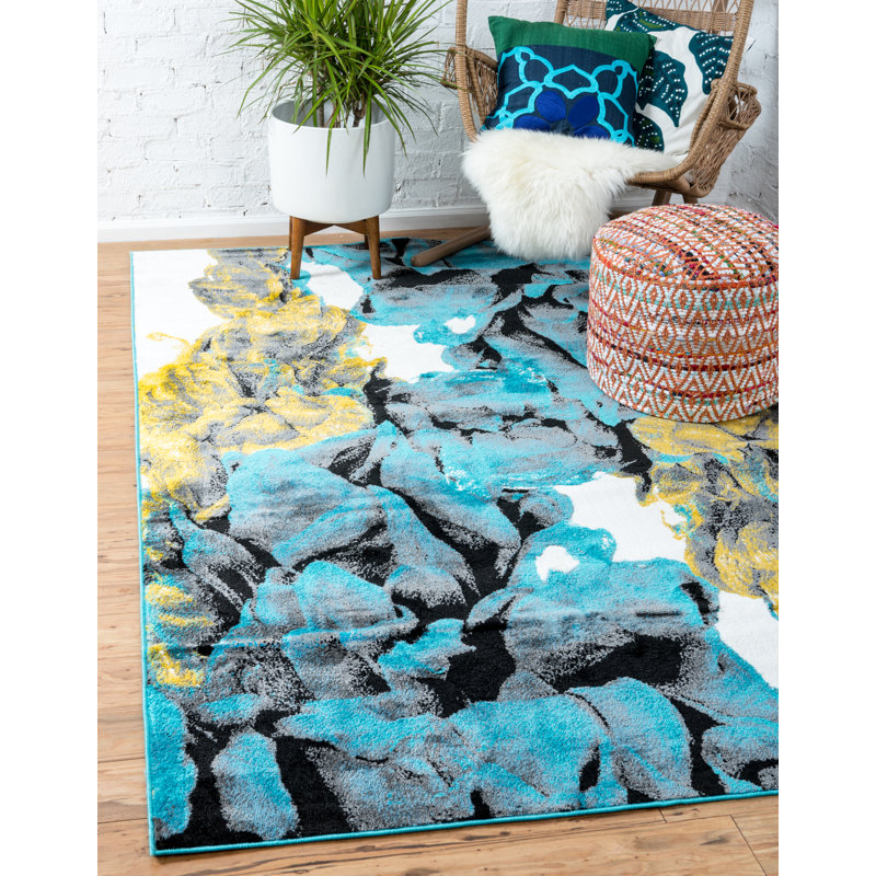 Sidney Abstract Indoor Rug, Rectangle 8' x 10'