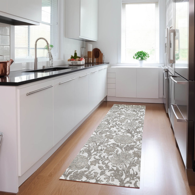 Tapis intérieur / extérieur Ayush, Tapis de couloir 2 pi 3 po x 7 pi 6 po