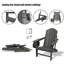 Chaise Adirondack pliante Garbani-640310074