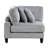 Modern Gray Corduroy Sectional , 4, Solid Wood Structure And Fluffy Seat Back Cushions 4 Modular In Corduroy, Legs, Reversible