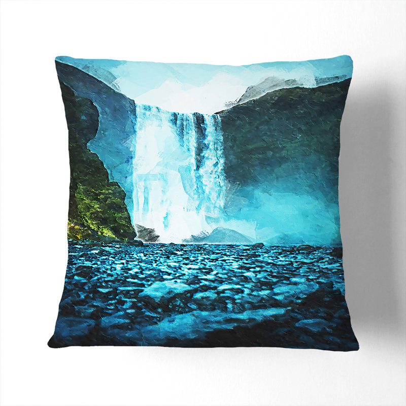 Square Throw Cushion, White, 55cm H x 55cm W x 20cm D