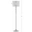 Lampe sur pied 60 po Ines