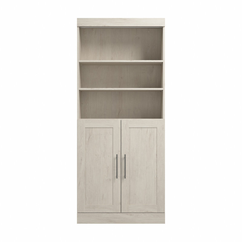 Arlex Walk-In Tower, Linen White Oak, 83.66" H x 36" W x 18.19" D