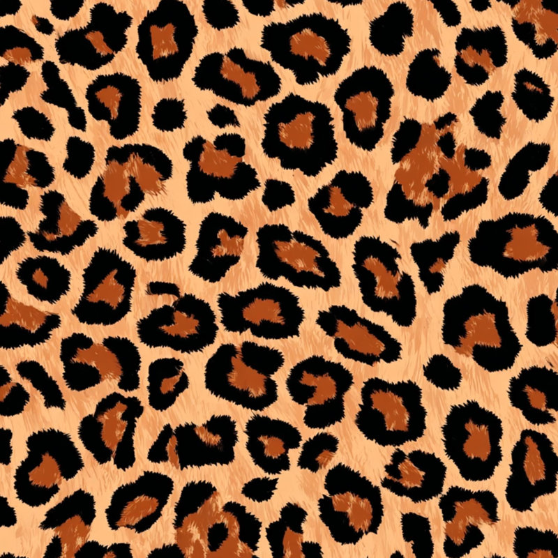 Papier peint adhésif à motif léopard noir et brun avec taches de contact beige et adhésif amovible pour décoration de chambre à coucher 24 po x 118 po
