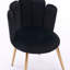 Chaises de salle à manger en velours avec pieds dorés (ensemble de 2)-1803453910