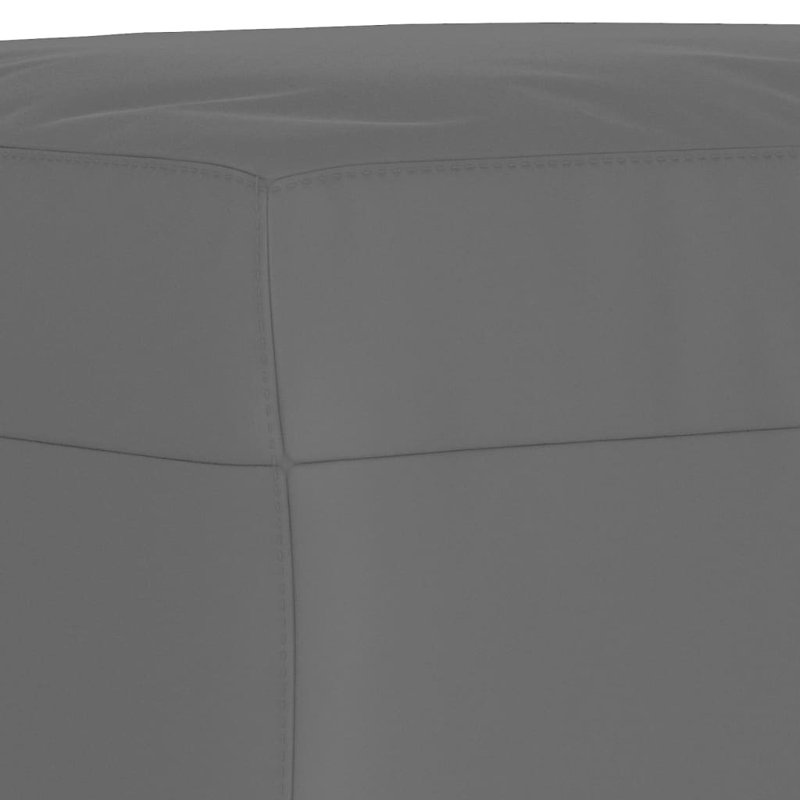 Repose-pieds avec repose-pieds Ashoka, 100 % polyester gris foncé