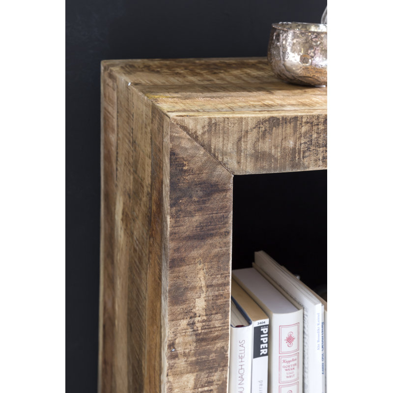 Guttenberg 90cm H x 45cm W Solid Wood Cube Bookcase