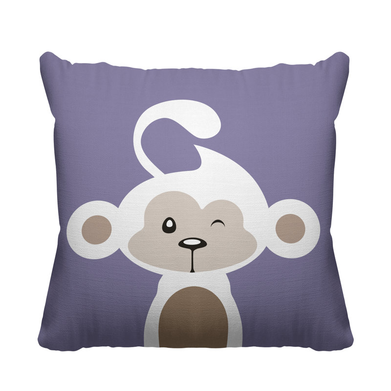 Ollie Reversible Throw Pillow, 19H" x 19W", 15H" x 15W", Square