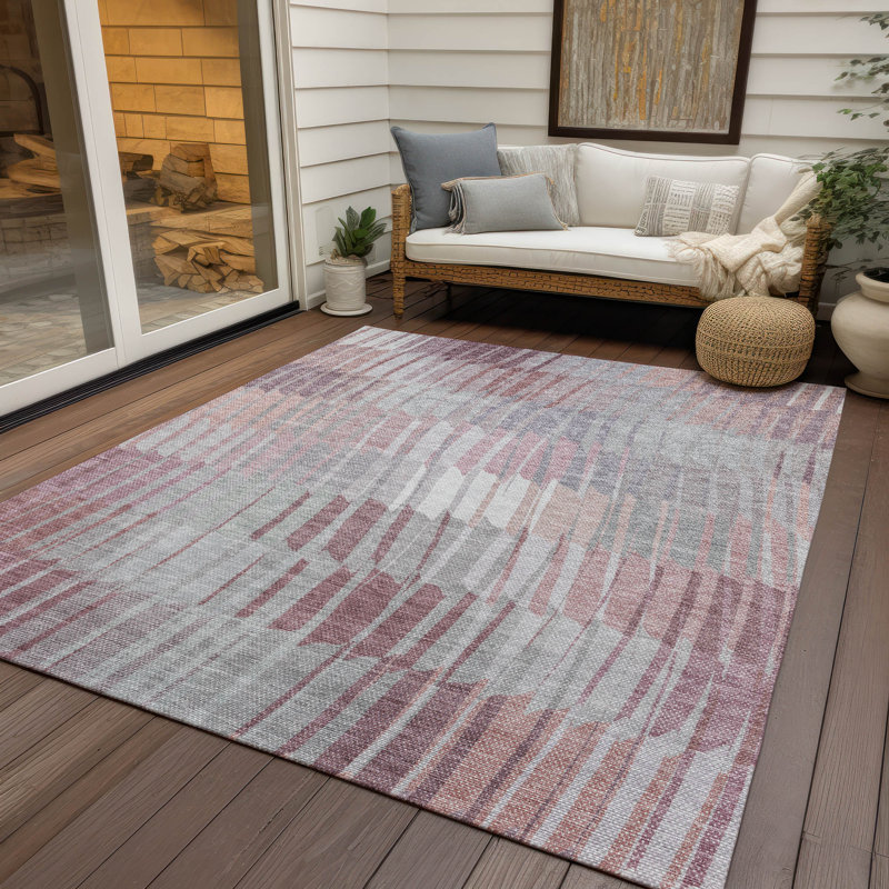 Tapis intérieur / extérieur lavable à la machine Huseby ACN2271, Rectangle 10 pi x 14 pi