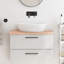 Bois massif traité avec meuble-lavabo vidaXL-113031856